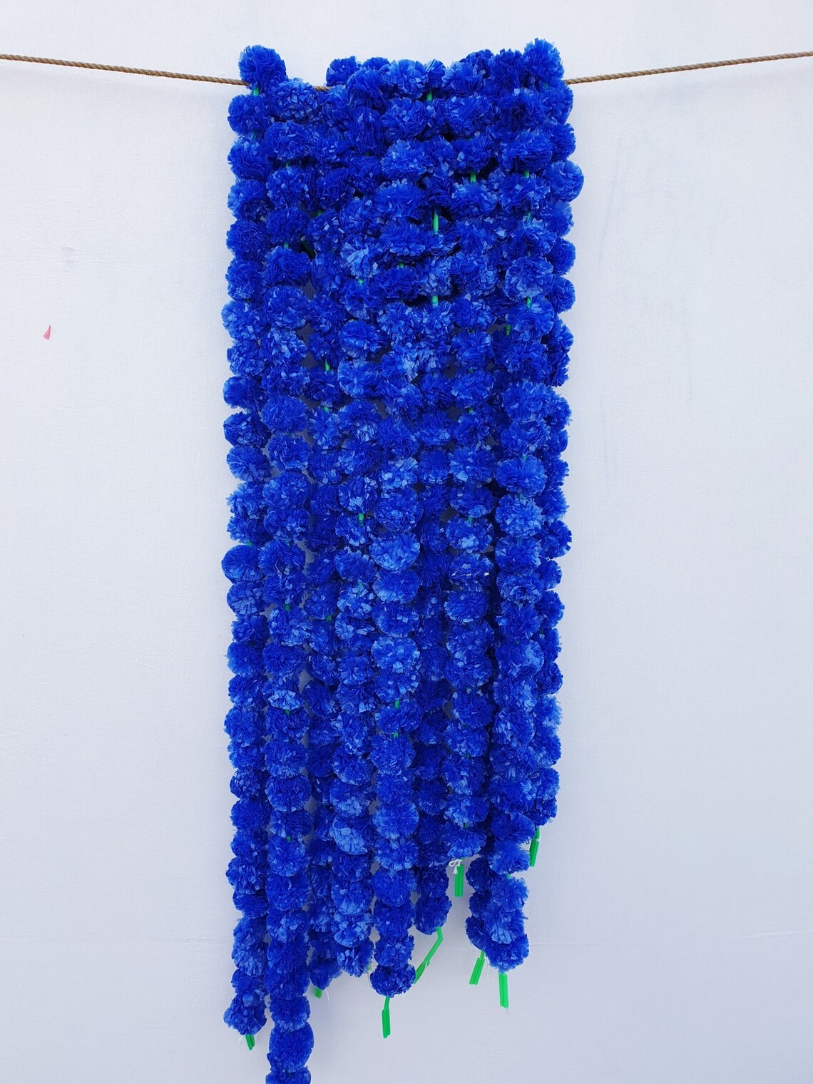 10 Pcs Blue Artificial Garlands Marigold Flower Diwali Etsy
