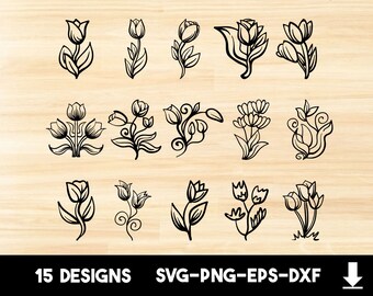 Download Tulip Svg Etsy