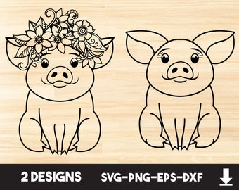Download Pig svg | Etsy
