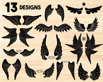 Download Angel Wings Svg Etsy