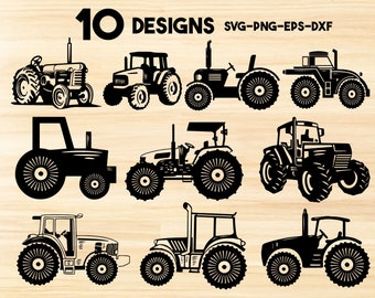 Download Farm Tractor Svg Etsy