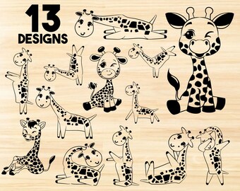 Download Baby Giraffe Mandala Svg For Silhouette - Layered SVG Cut File