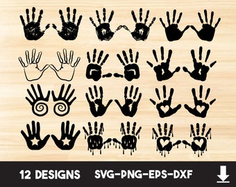 Download Handprint Svg Etsy