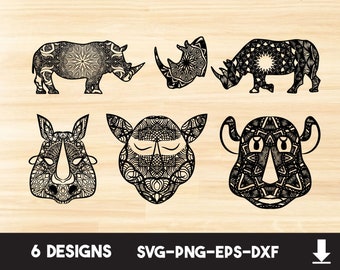 Download Rhino Svg Etsy