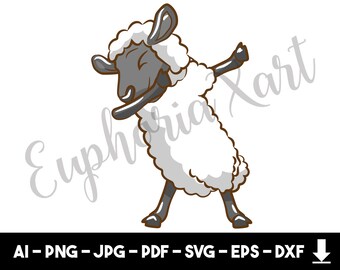 Download Cartoon Sheep Svg Etsy