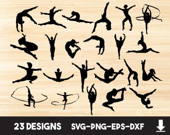 Download Gymnast Svg Etsy SVG Cut Files