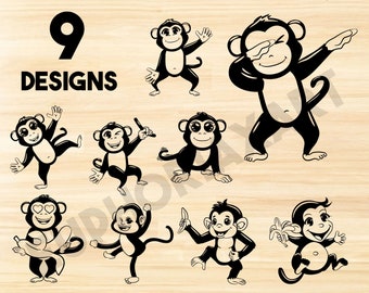Download Monkey Svg Etsy