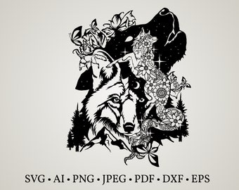 Download 122+ Black Baby Fox Svg SVG File for Silhouette