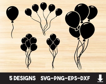 Download Birthday Balloon Svg Etsy