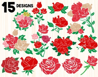 Download Free Rose Vector Etsy SVG Cut Files