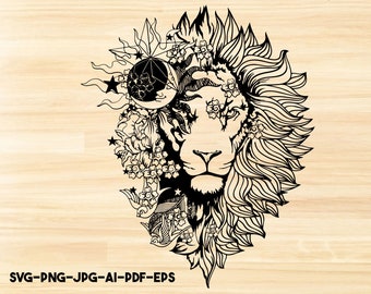 Free Free 177 Lion Mandala Svg Free SVG PNG EPS DXF File