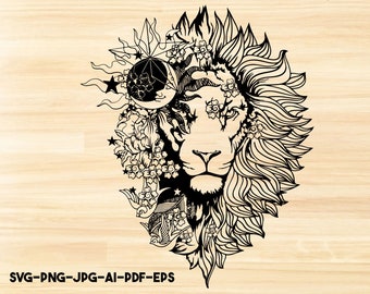 Download Free Mandala Animal Svg Etsy PSD Mockup Template