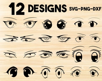 Download Free Cartoon Eyes Svg Etsy SVG Cut Files