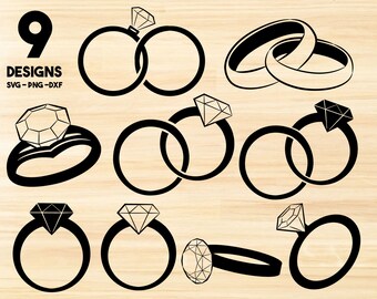 Download Wedding Rings Svg Etsy