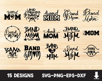 Download Band Mom Svg Etsy