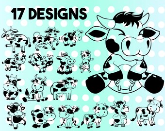 Download Baby Cow Svg Etsy