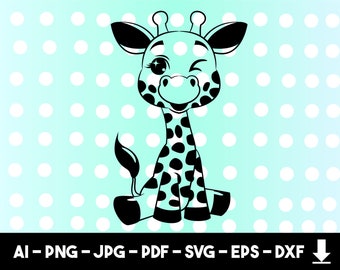 Free Free 228 Mama And Baby Giraffe Svg SVG PNG EPS DXF File