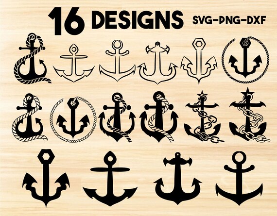 Download Anchor Bundle Svganchor Svganchor Clipartanchor Cut Etsy PSD Mockup Templates