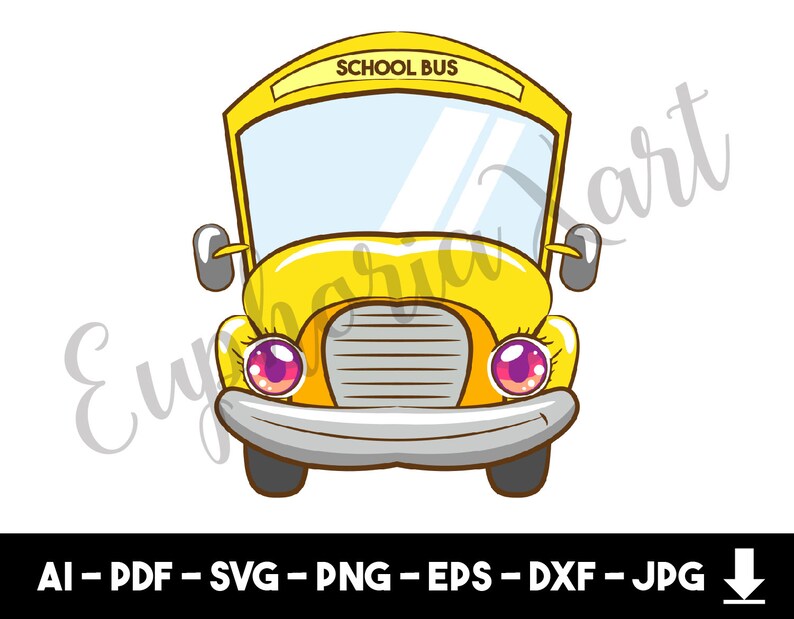 School Bus Svg School Bus Cricut School Bus Clipart School Etsy