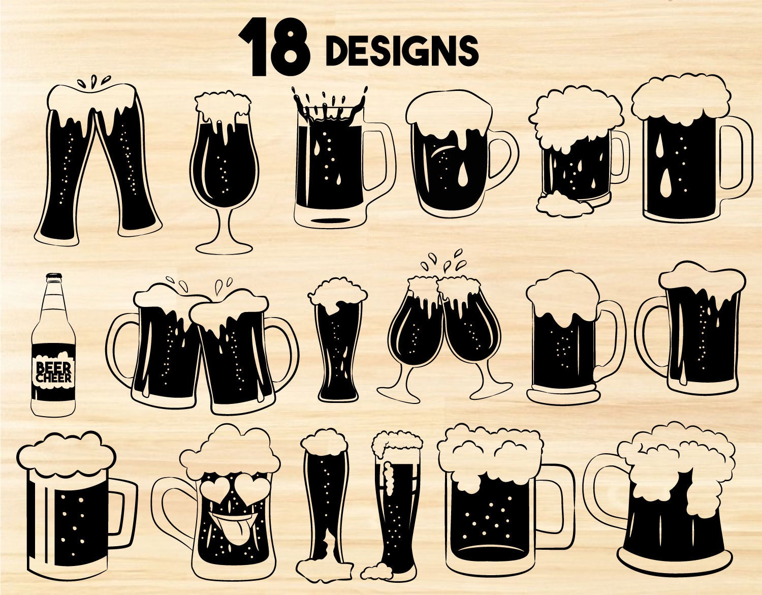 Download Beer Mug Svg Beer Svg Beer Glass Svg Drink Svg Beer Clip Art Beer Cut File