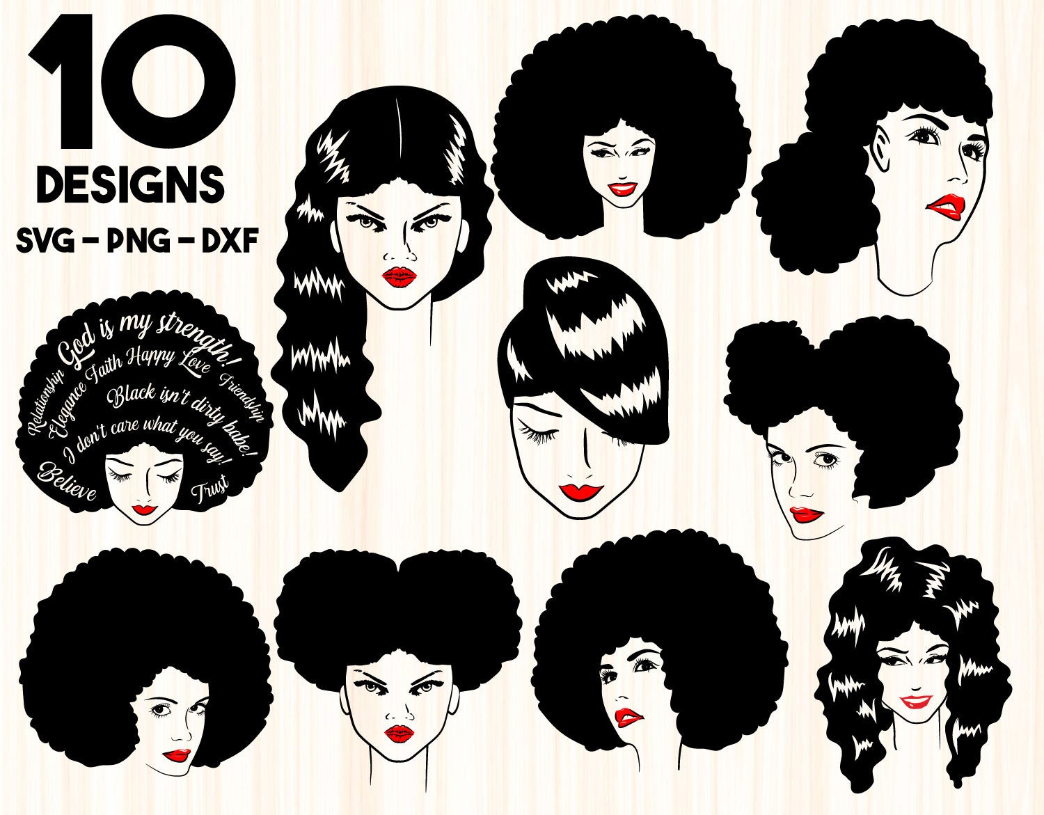 Download Black Woman Clipart African American Svg