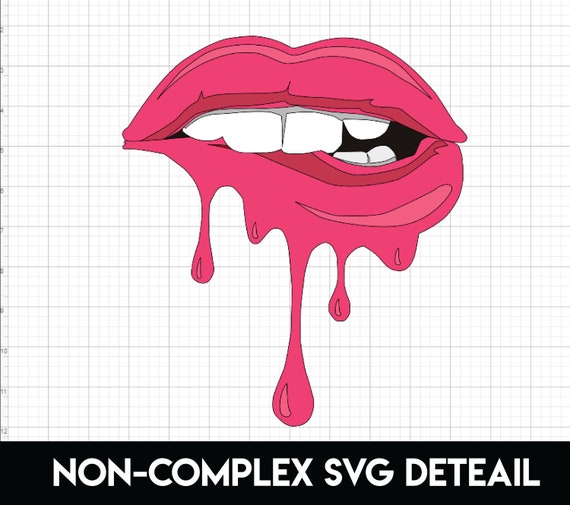 Download Free Dripping Lips Svgdripping Lipslips Svglips Clipart Lips Etsy SVG Cut Files