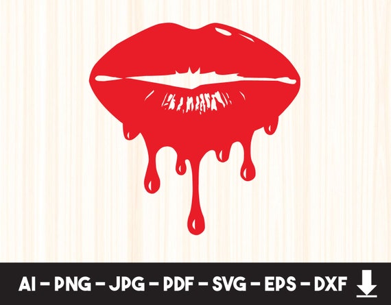 Download Download Dripping Lips Svg Free Gif Free Svg Files Silhouette And Cricut Cutting Files