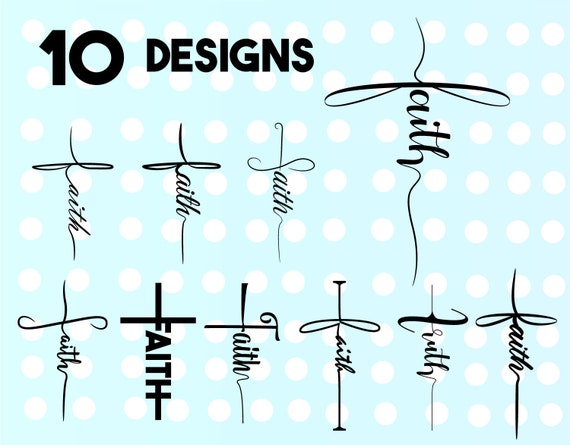 Download Free Faith Cross Svgfaith Svgjesus Svgchristian Svgreligious Etsy SVG Cut Files