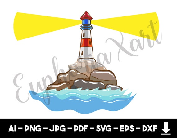 Download Lighthouse Svg Nautical Svg Lighthouse Clipart Light House Etsy
