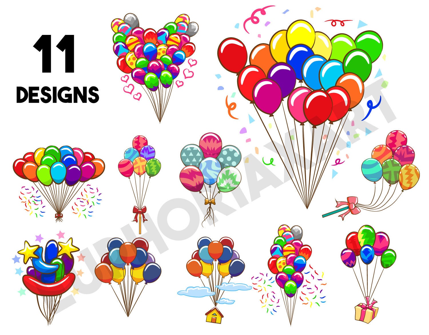 Download Balloon Bundle Svg Balloon Clipart Balloon Cricut Balloon Cartoon Balloon Art Hot Air Balloon Svg Birthday
