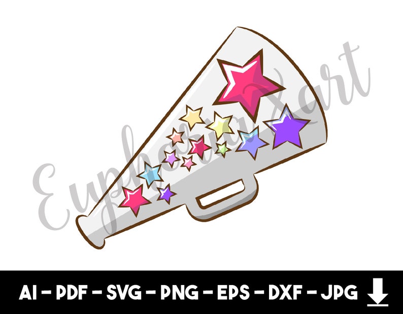 Megaphone Svg Megaphone Clipart Megaphone Cricut Megaphone Etsy