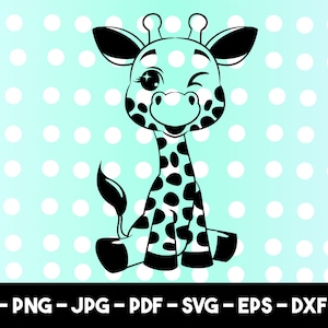 Download Giraffe Svg Etsy