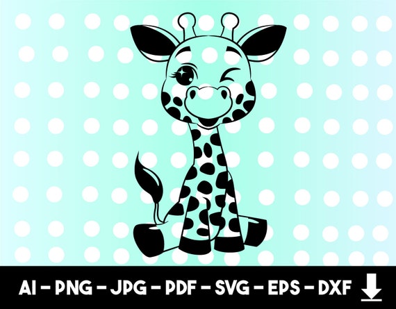 Download Giraffe svg giraffe clipart giraffe cut filegiraffe svg | Etsy