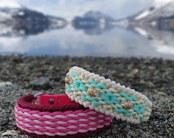 Paracord Dog Collar, Stainless Steel Hardware