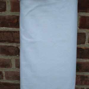 Stretch-Bastist White Fabric-By-metre image 2