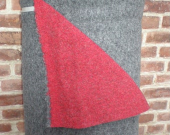 Doublefacewalkloden Fb.Red/Grey -Melange