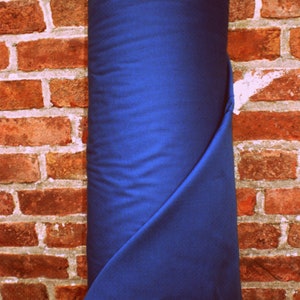 Stretch gabardine - color light navy - fabric by the metre