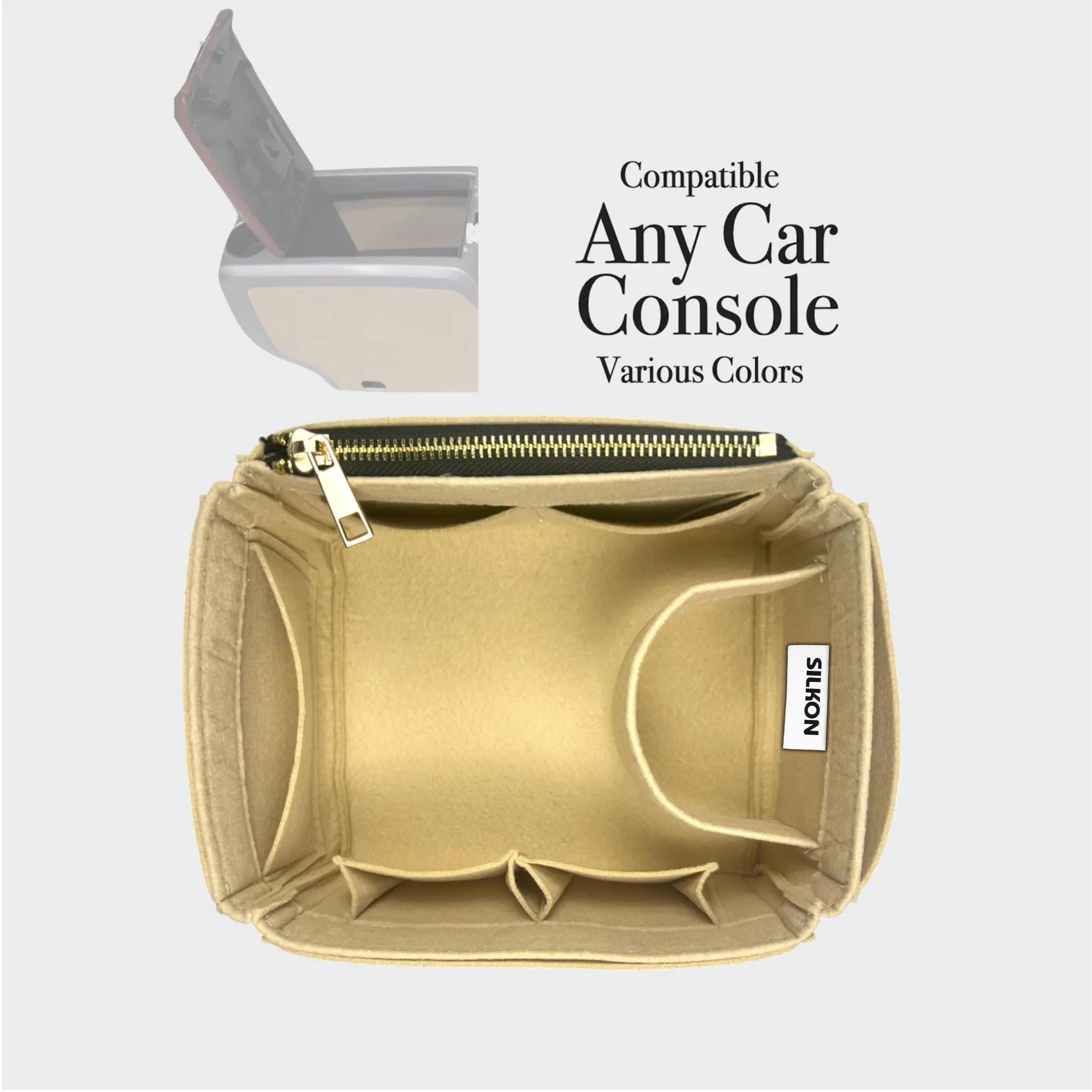 Car Center Console Organizer, Compatible With Any Car