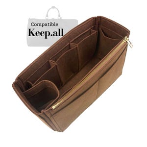 Kompatibel mit Keep.all 25 35 45 50 55 60 XS City, Filz Einkaufstasche Insert Organizer, leicht weich robust, Form behalten, Organizer Fit (Typ J)