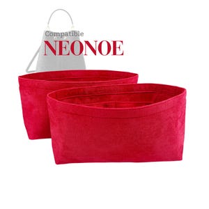 1 Pair of NeoNoe Velvet Purse Insert (Type MT), Light Soft Sturdy, Organizer Designers Bag, Keep Bag in Shape Fit