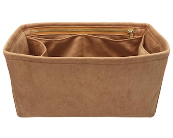 Velvet Purse Insert (Type D1), Light Soft Sturdy, Organizer Designers Bag, Keep Tote Bag in Shape Fit