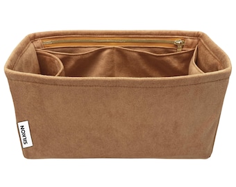 Velvet Purse Insert (Type D1), Light Soft Sturdy, Organizer Designers Bag, Keep Tote Bag in Shape Fit