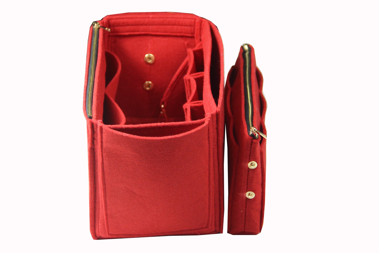 Felt Purse Insert type YI, Light Soft Sturdy, Organize Designers Bag, Keep Tote Bag in Shape Fit