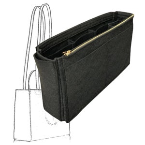 Insert en feutre pour sac à provisions (type JIA), léger, doux, solide, organisez le sac de créateurs, gardez le sac en forme