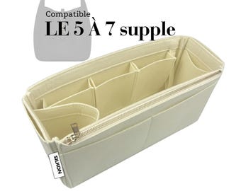 LE 5 A 7 supple Compatible, Extra Large Medium Small Baby Mini, Felt Purse Bag Insert Organizer, Light Sturdy, Keep Shape Organiser (Type J)