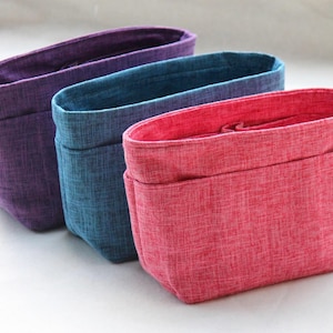 Waterproof Linen Purse Insert (Type YBB), Soft Sturdy, Organize Designers Bag Keep Tote in Shape Fit