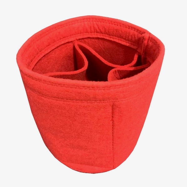 Bucket Bag Felt Purse Insert (Type Cylinder), Light Sturdy, Organize Bag, Keep Tote Bag in Shape