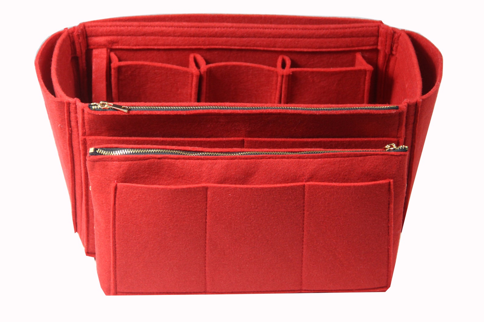 Felt Purse Insert type YI, Light Soft Sturdy, Organize Designers Bag, Keep Tote Bag in Shape Fit