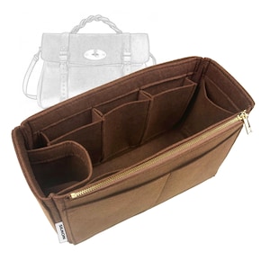 Para [Alexa Bag] Inserto para bolso (Tipo JIA), Ligero, Suave y Resistente, Organiza Bolsos de Diseñador, Mantiene el Bolso Tote en Forma