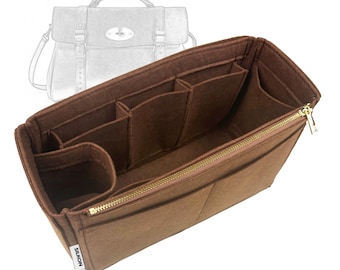 For [Alexa Bag] Purse Insert (Type JIA), Light Soft Sturdy, Organize Designers Bag, Keep Tote Bag in Shape